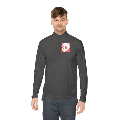 Hype Skull Gradient Quarter-Zip Pullover