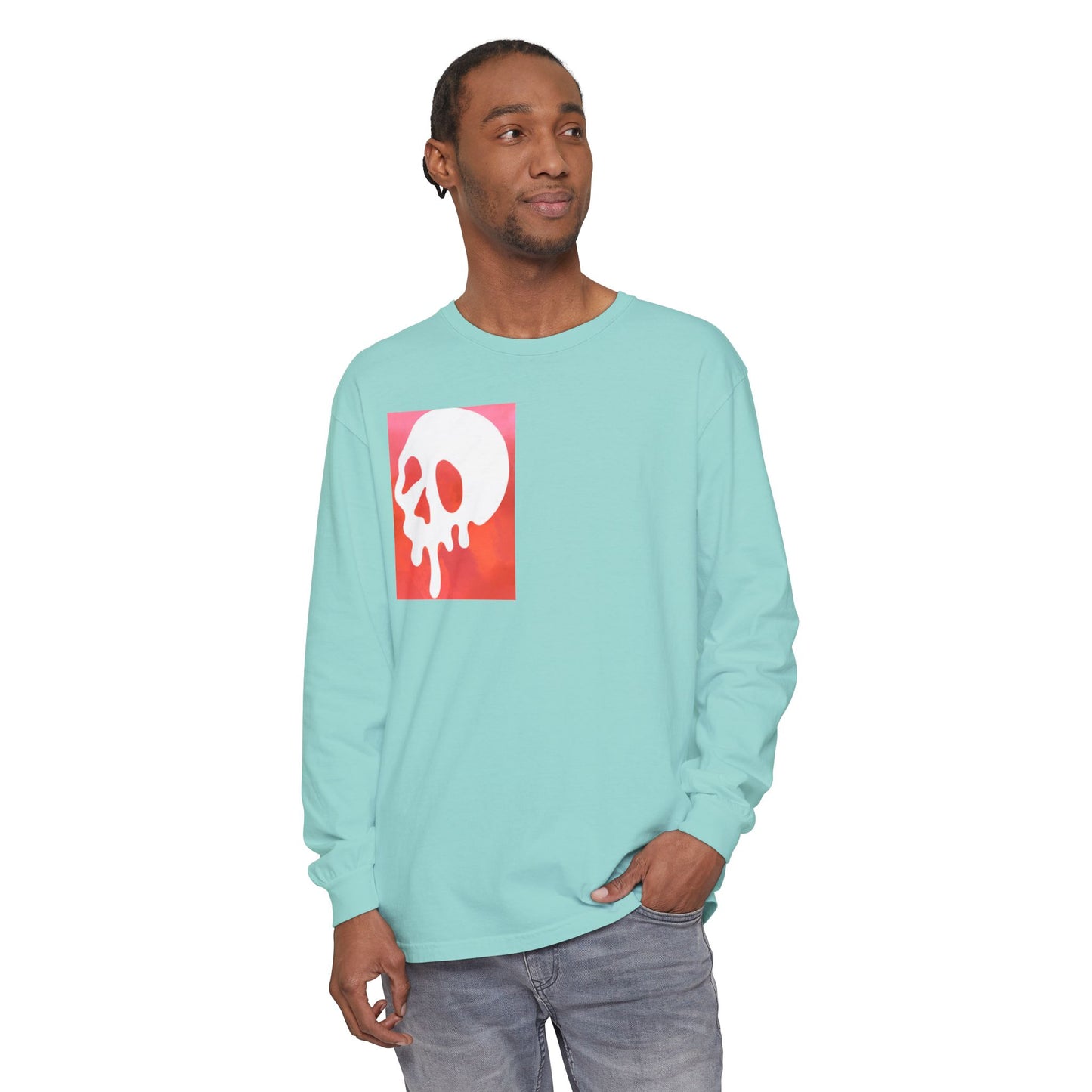 Hype Skull Graphic Long Sleeve Tee
