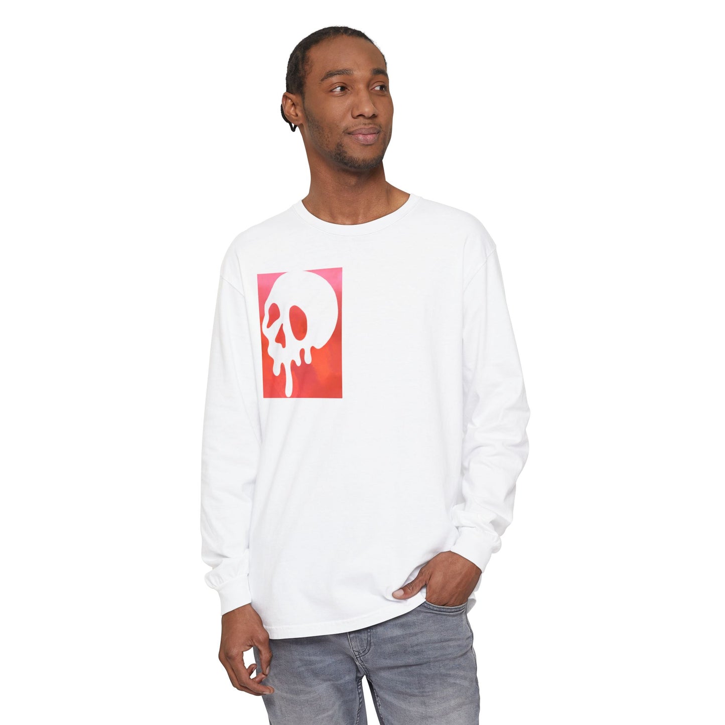 Hype Skull Graphic Long Sleeve Tee