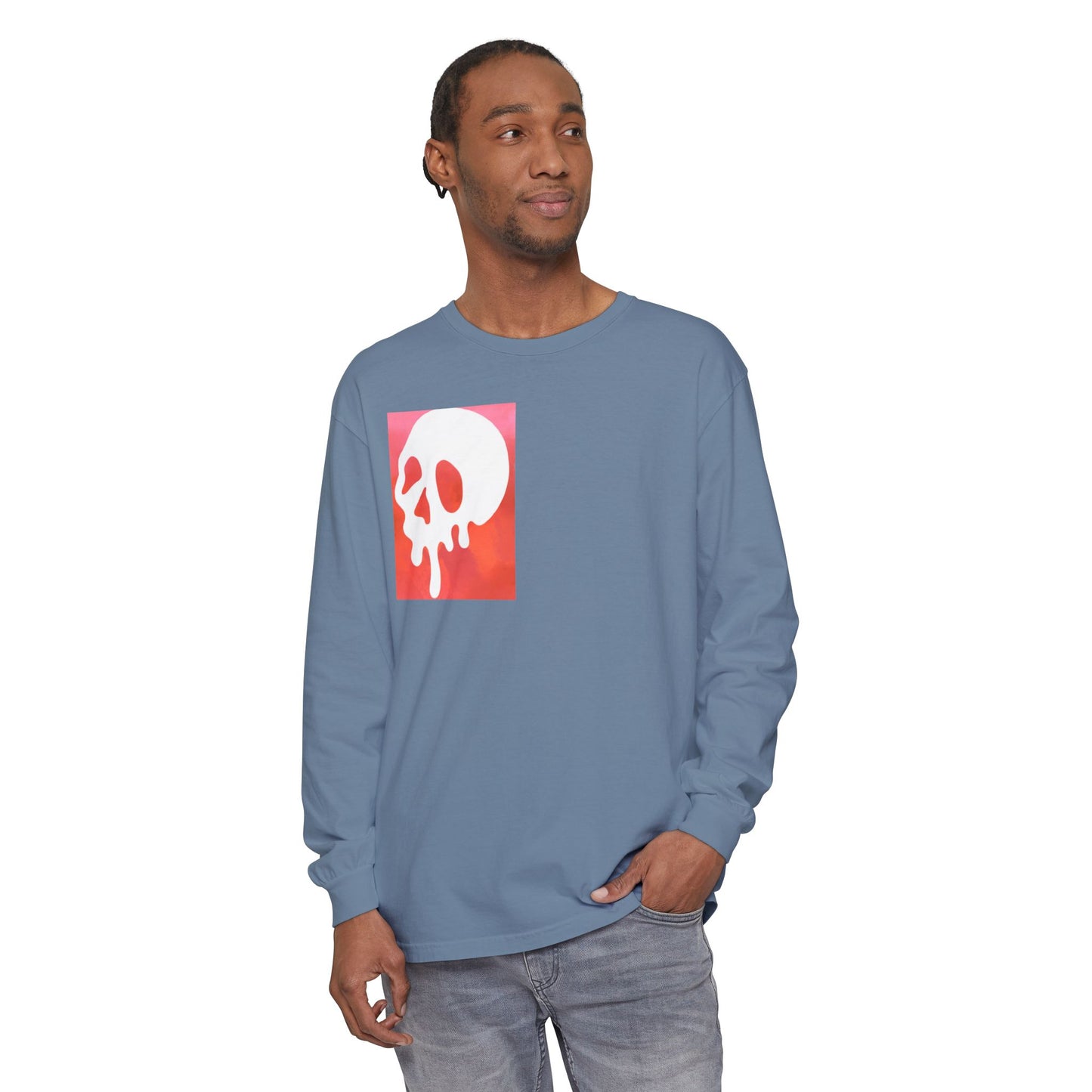 Hype Skull Graphic Long Sleeve Tee