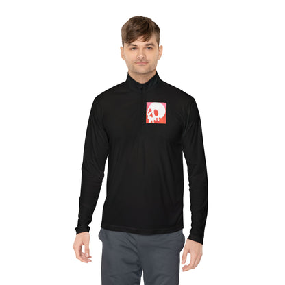 Hype Skull Gradient Quarter-Zip Pullover